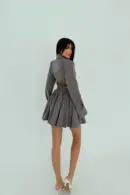 Front Buttoned Skirt Suit - Brand: EYYO ATELIER - Women's Clothing Wholesale - Globality Store