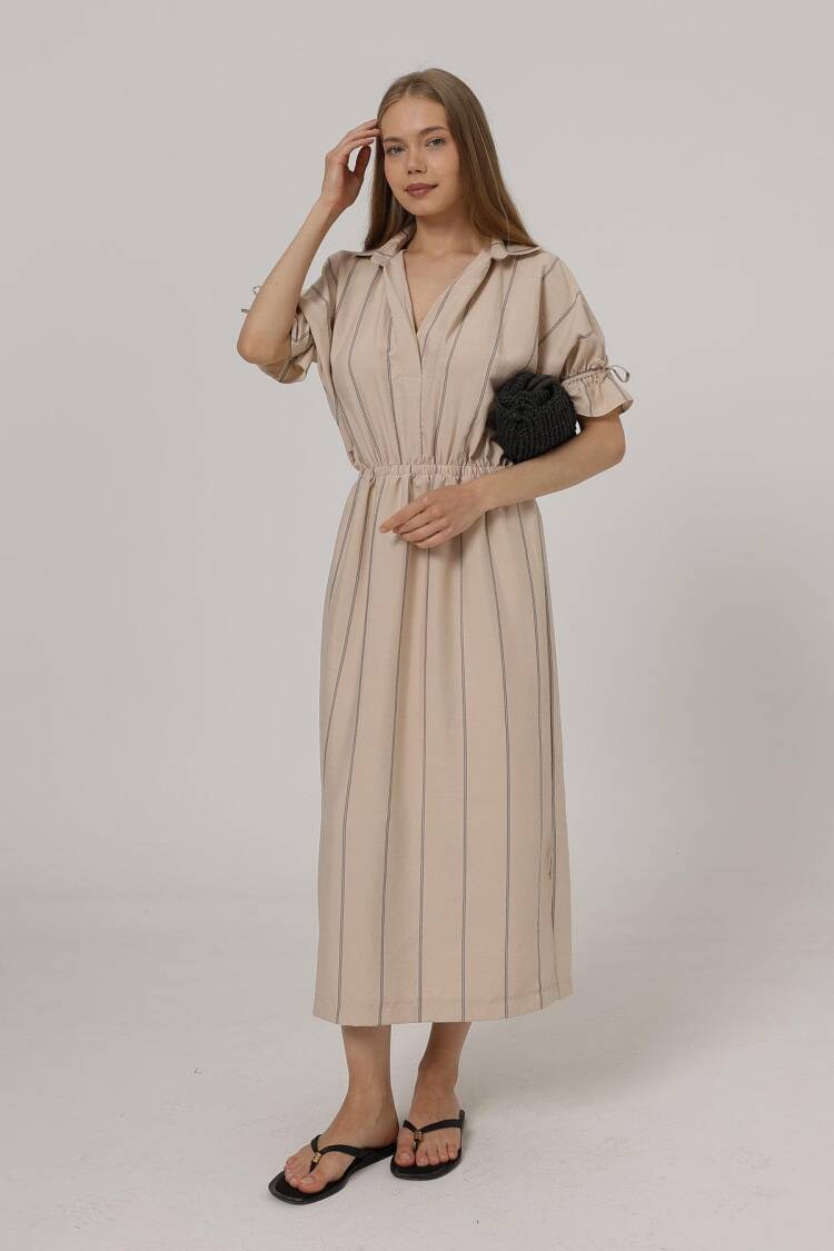 Elastic Waist Dress - Brand: Reyon - Women's Clothing Wholesale - Globality Store