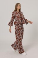 Embroidered Oversize Pants - Brand: Reyon - Women's Clothing Wholesale - Globality Store