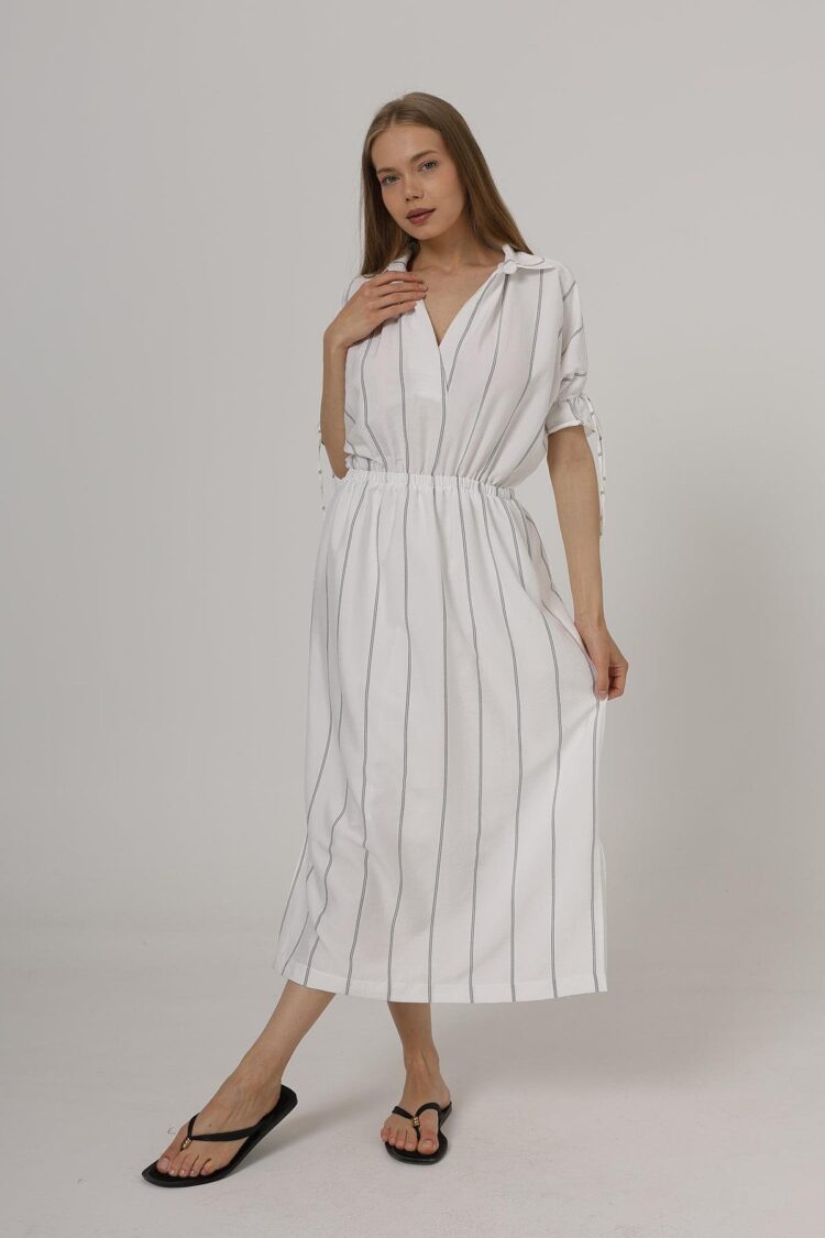 Elastic Waist Dress - Brand: Reyon - Women's Clothing Wholesale - Globality Store
