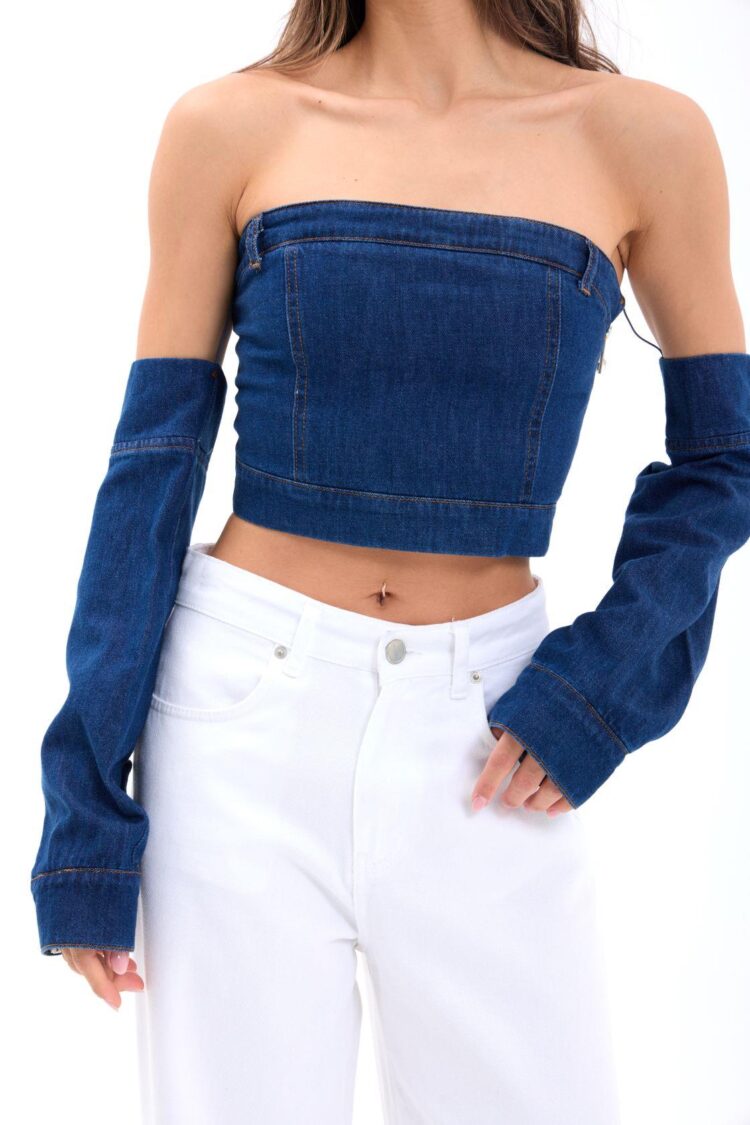 Jeans Crop - Blue