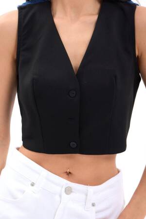 Vest - Black - Brand: Fame - Women's Clothing Wholesale - Globality Store