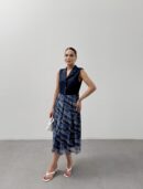 Men's Collar Chiffon Skirt Denim Dress - Brand: STEPS - Women's Clothing Wholesale - Globality Store