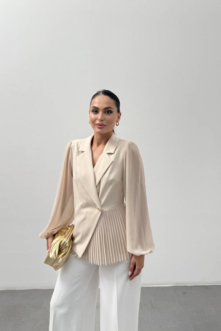 Double Fabric Blouse