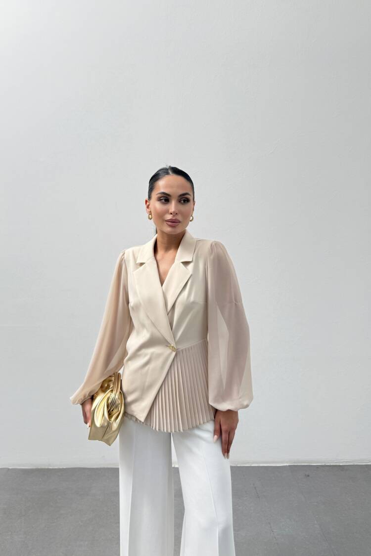 Double Fabric Blouse