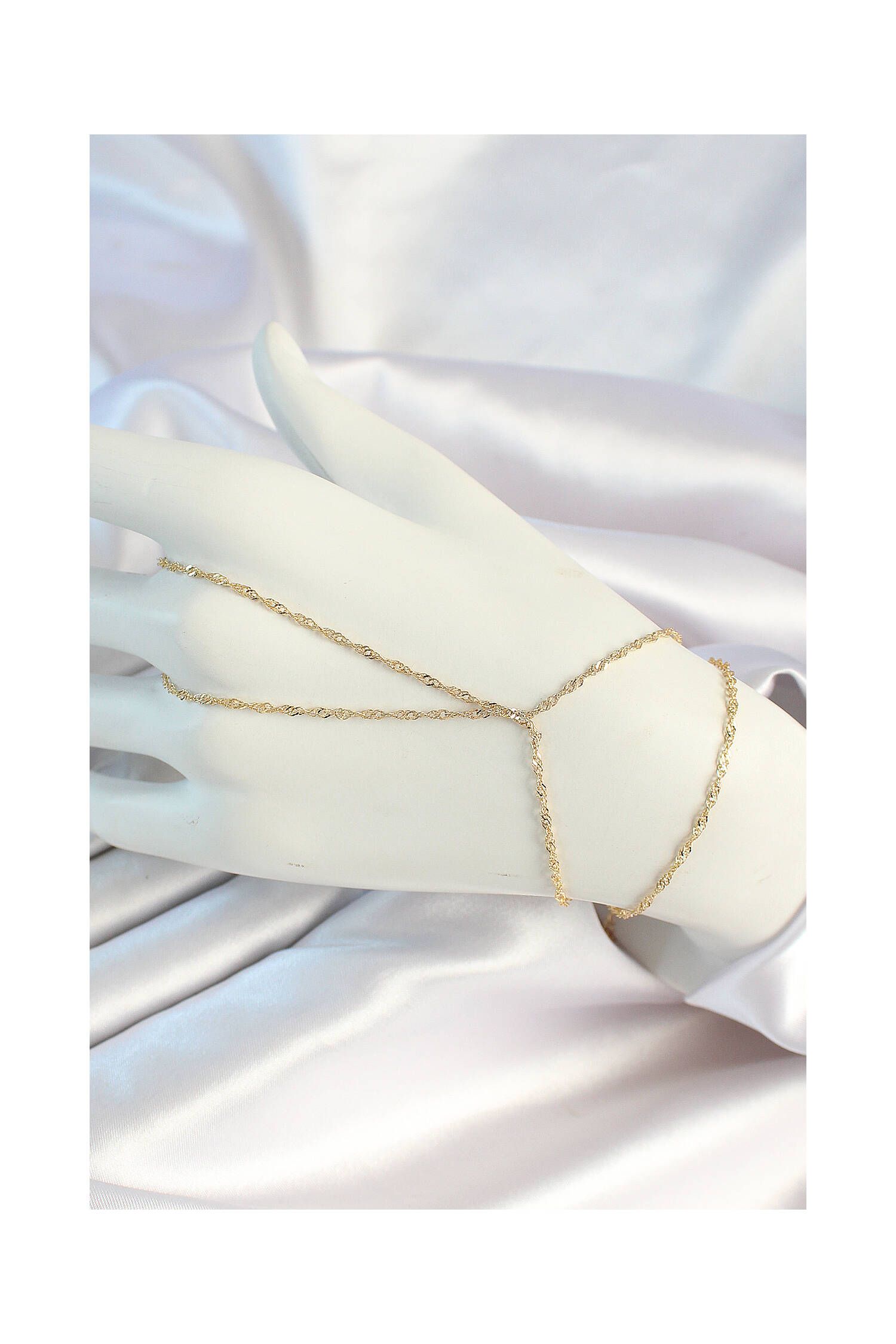 Brass Gold Color Flexible Screw Shakhmeran - Brand: Ebijuteri - Women's Clothing Wholesale - Globality Store