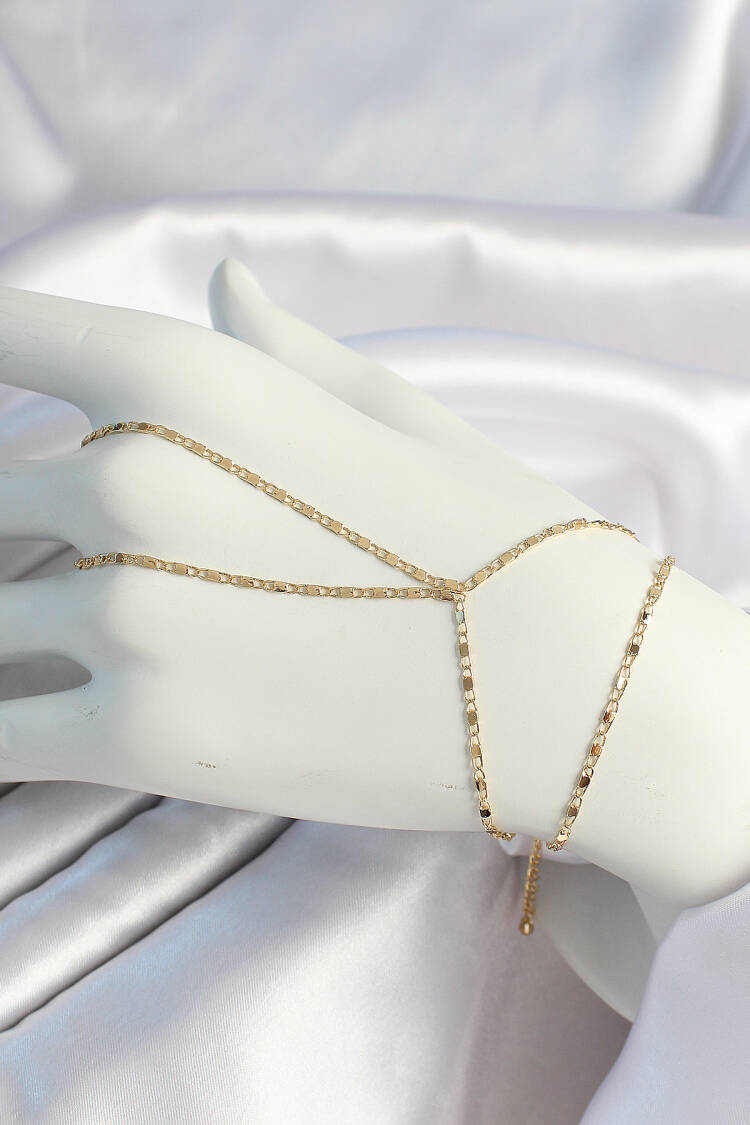 Rice Gold Color Sparse Crush Shakhmeran - Brand: Ebijuteri - Women's Clothing Wholesale - Globality Store