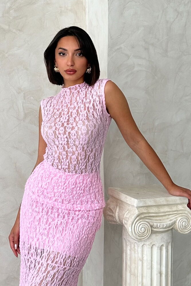 Zero Sleeve Lace Blouse - Brand: Topshow - Women's Clothing Wholesale - Globality Store