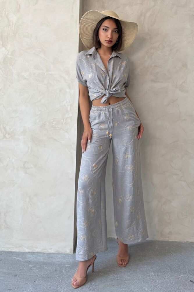 Embroidered Pants -Dsn2 - Brand: Topshow - Women's Clothing Wholesale - Globality Store