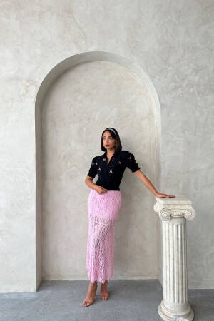 D1779 Sleeve-Length Skirt Buttoned Shirt - Brand: Topshow - Women's Clothing Wholesale - Globality Store