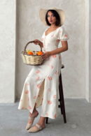 Embroidered Linen Dress - Brand: Topshow - Women's Clothing Wholesale - Globality Store