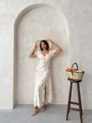 Embroidered Linen Dress - Brand: Topshow - Women's Clothing Wholesale - Globality Store