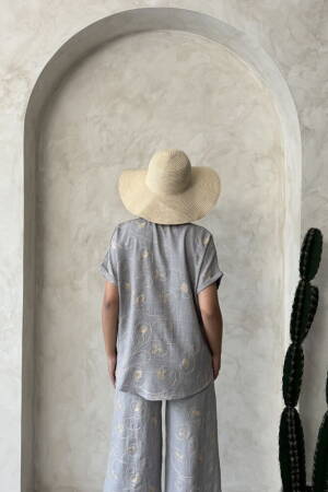 Embroidered Shirt -Dsn2 - Brand: Topshow - Women's Clothing Wholesale - Globality Store