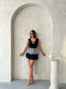 Embroidered Sleeveless Blouse -Stone - Brand: Topshow - Women's Clothing Wholesale - Globality Store