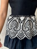 Embroidered Sleeveless Blouse -Stone - Brand: Topshow - Women's Clothing Wholesale - Globality Store