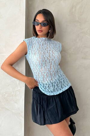 Zero Sleeve Lace Blouse - Brand: Topshow - Women's Clothing Wholesale - Globality Store
