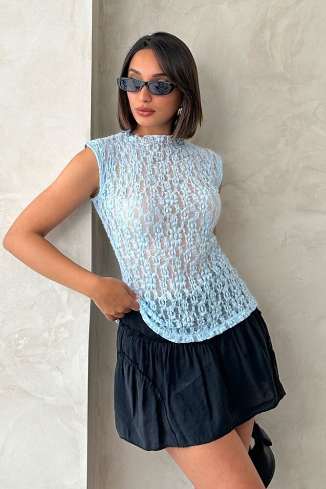Zero Sleeve Lace Blouse - Brand: Topshow - Women's Clothing Wholesale - Globality Store