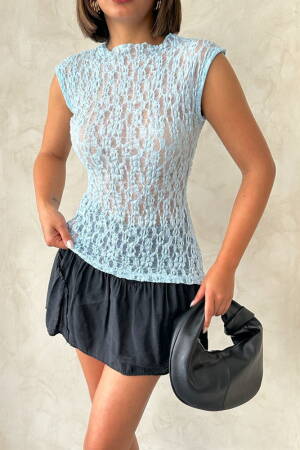 Zero Sleeve Lace Blouse - Brand: Topshow - Women's Clothing Wholesale - Globality Store