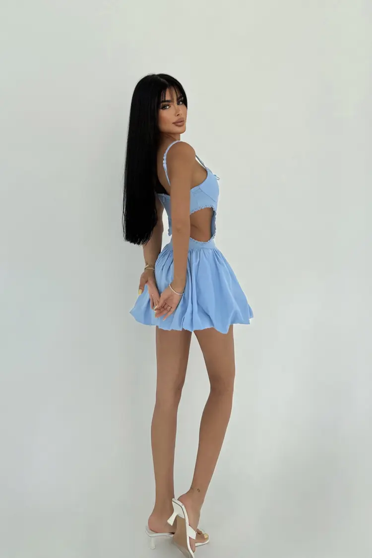 Strap Mini Dress