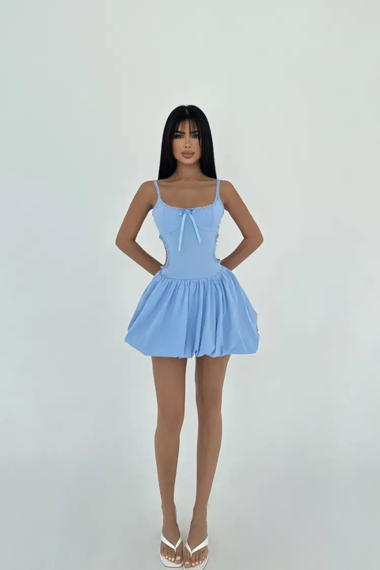 Strap Mini Dress