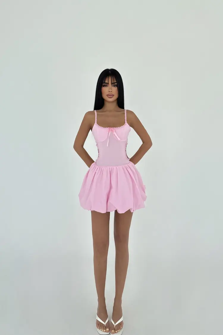 Strap Mini Dress