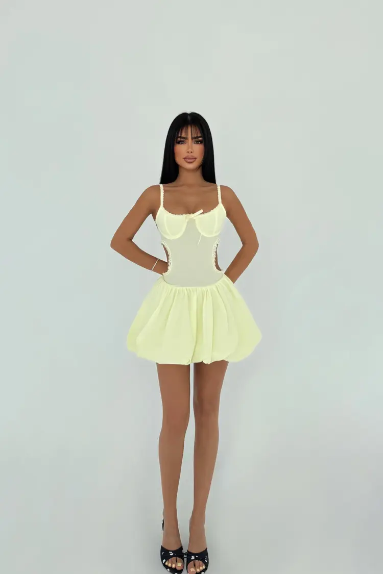 Strap Mini Dress