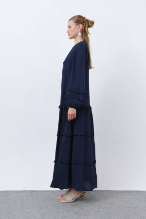 Women's Ruffle Detailed Dress - Brand: Puane - Women's Clothing Wholesale - Globality Store