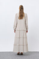 Women's Ruffle Detailed Dress - Brand: Puane - Women's Clothing Wholesale - Globality Store