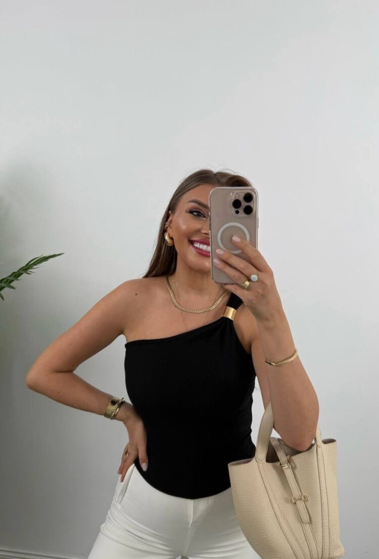 One Shoulder Blouse - Brand: Fiori - Women's Clothing Wholesale - Globality Store
