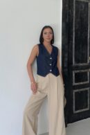 Buttoned Vest - Brand: XLove - Women's Clothing Wholesale - Globality Store