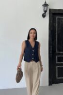 Buttoned Vest - Brand: XLove - Women's Clothing Wholesale - Globality Store