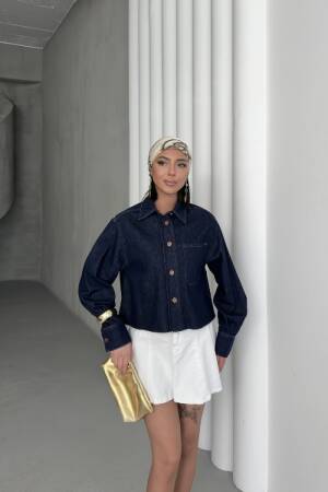 Short Pocket Denim Jacket - Brand: XLove - Women's Clothing Wholesale - Globality Store