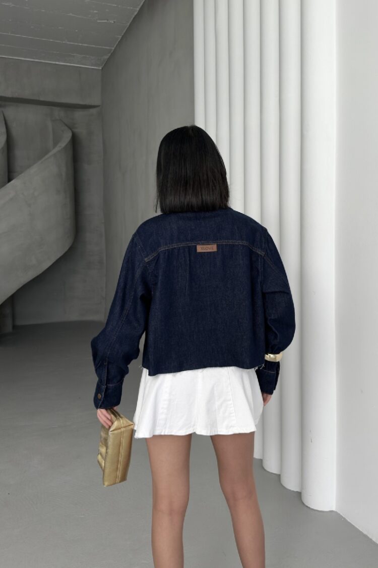 Short Pocket Denim Jacket