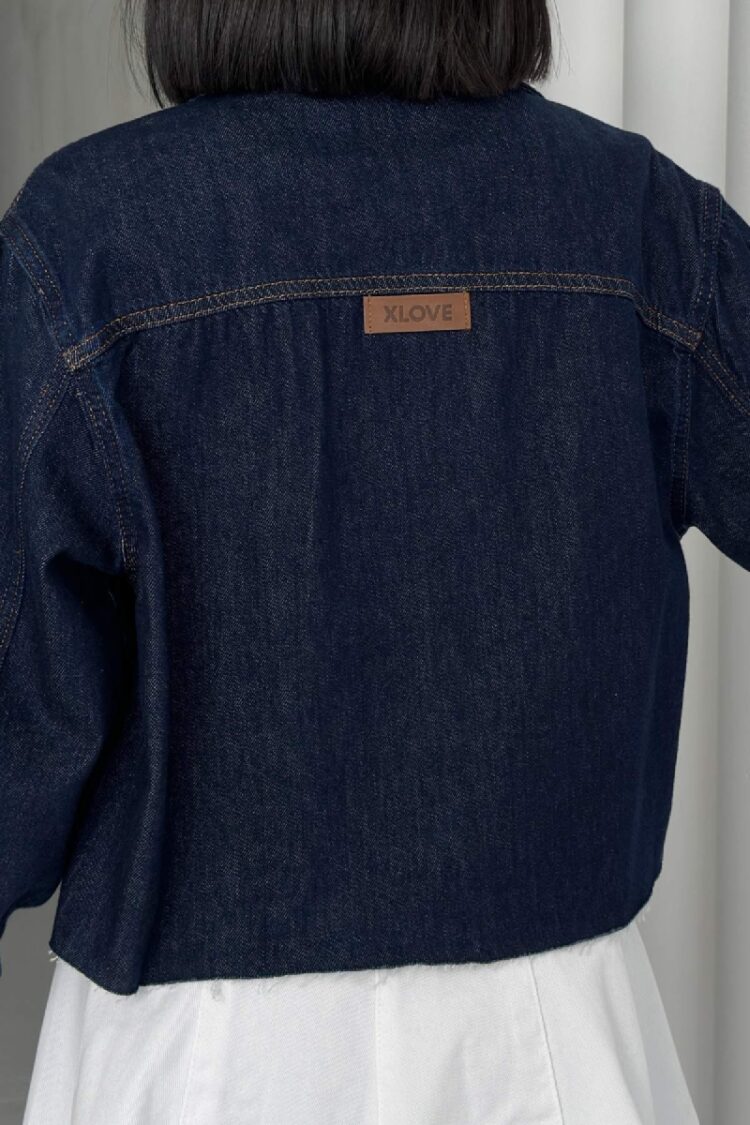 Short Pocket Denim Jacket