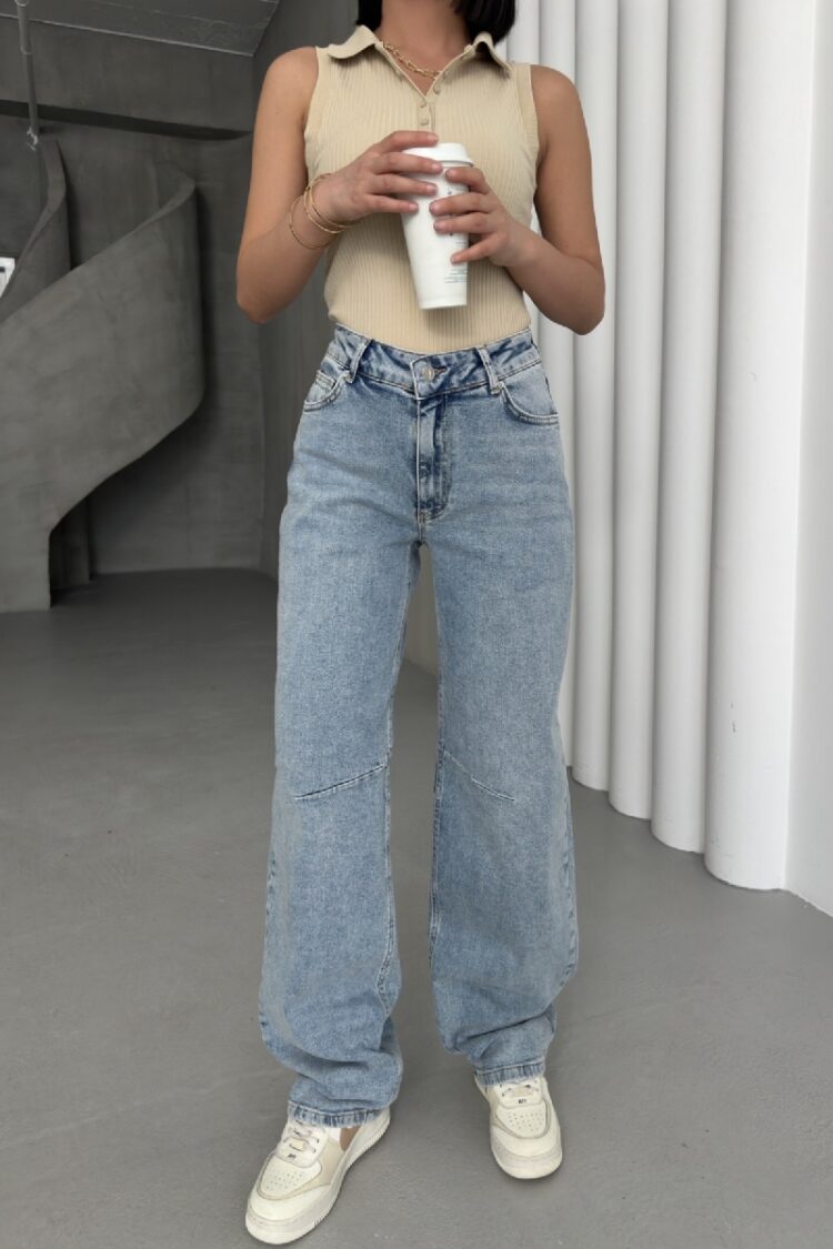 Baggy Jeans With Array Pencils - Brand: XLove - Women's Clothing Wholesale - Globality Store