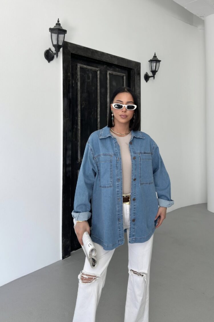 Denim Shirt With Pockets