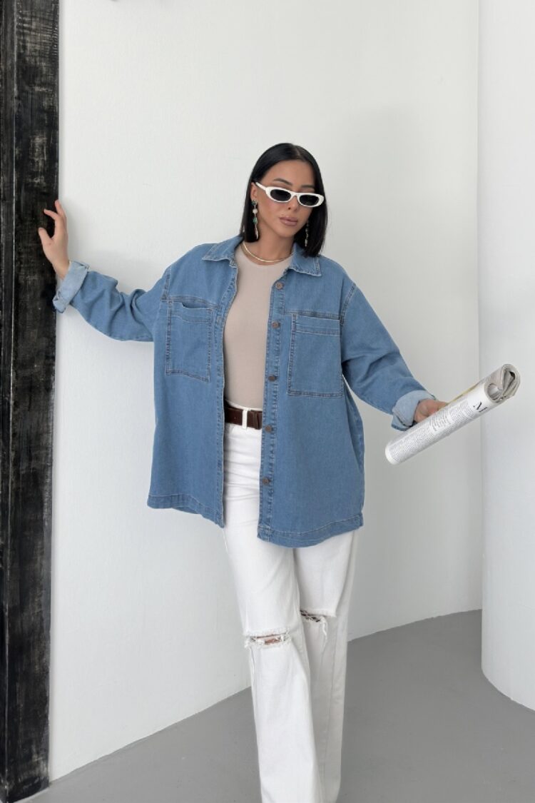 Denim Shirt With Pockets