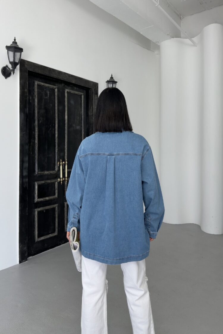 Denim Shirt With Pockets