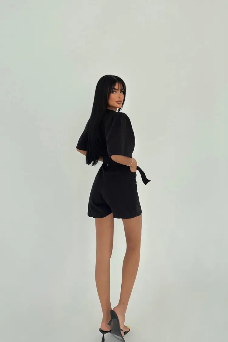 Pocket Detail Buttoned Jumpsuit