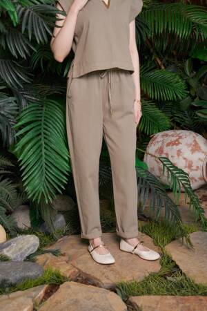 Carrot Linen Pants - Brand: XLove - Women's Clothing Wholesale - Globality Store