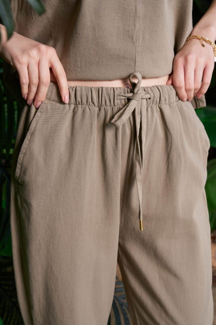 Carrot Linen Pants