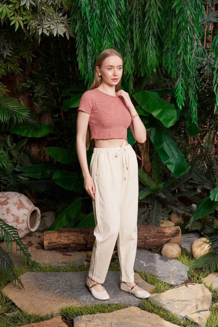 Carrot Linen Pants