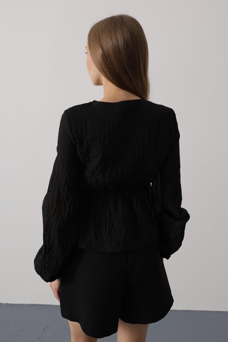 V-Neck Lace Blouse