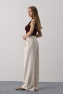 Pleated Lace Oversize Pants - Brand: Reyon - Women's Clothing Wholesale - Globality Store
