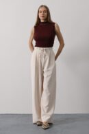 Pleated Lace Oversize Pants - Brand: Reyon - Women's Clothing Wholesale - Globality Store