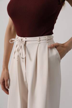 Pleated Lace Oversize Pants - Brand: Reyon - Women's Clothing Wholesale - Globality Store