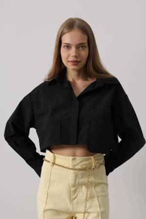 Short Size Double Pocket Shirt - Brand: Reyon - Women's Clothing Wholesale - Globality Store