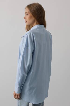 Stone Pointed Collar Shirt - Baby - Brand: Reyon - Women's Clothing Wholesale - Globality Store