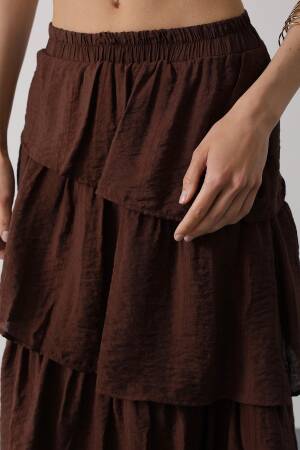 Pleated Cut Long Skirt - Brand: Reyon - Women's Clothing Wholesale - Globality Store