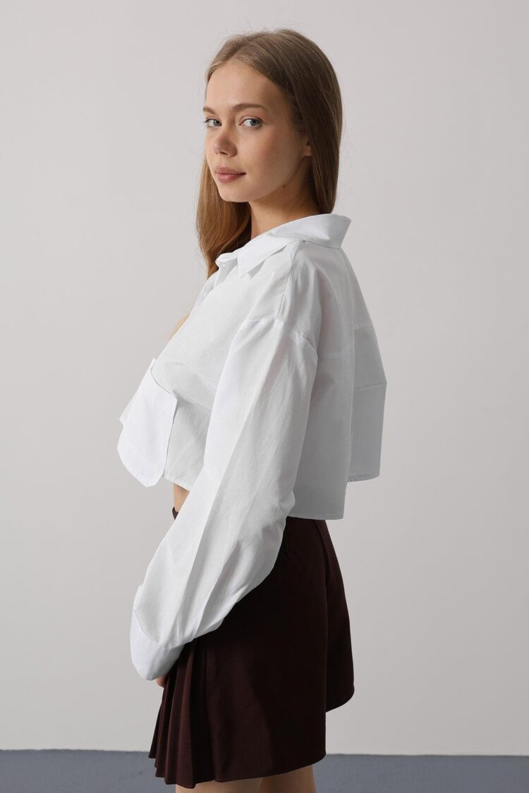 Short Size Double Pocket Shirt